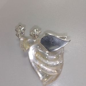 Angel With Star Brooches Pin